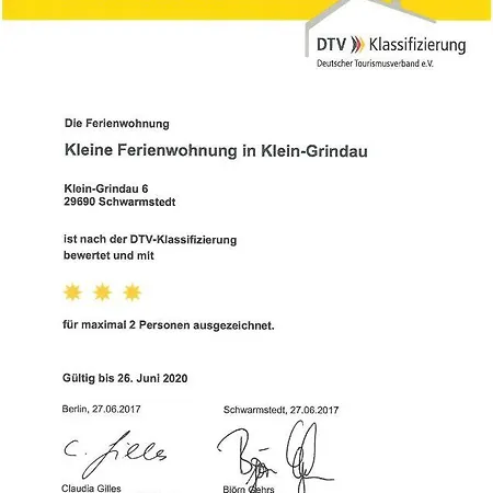 Apartment Fewos In Klein-grindau Schwarmstedt